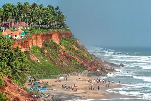 Varkala Cliff Beach
