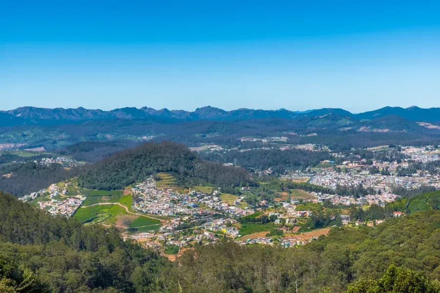 Mountain panorama from the Doddabetta area