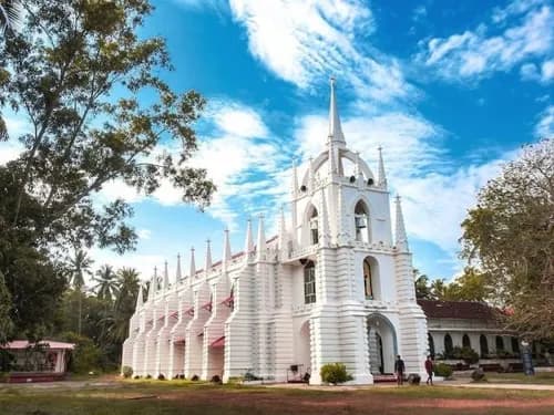 Historic church architecture in Old Goa